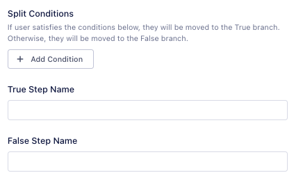 true/false split